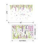 Floral Plants Flowers Butterfly Wall Sticker Art Decal Home Decoration New Podazz size 60x90 xl8167 - Image 2