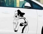 Ay7228 Cartoon Wall Stickers One Piece Hat Dormitory Put Fire Boxing, Ace Porch Bedroom Wall Stickers - Image 6