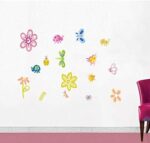 NC5070-5 Flower Butterfly DIY Removable Wall Stickers - Image 2