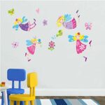 Wall Stickers, Durable Decals For Children Room, Nursery, Daycare and More (Fairies and size 60x90 jm8300 - Image 2
