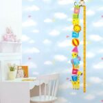 Wall Sticker Wall Tattoo Wall Picture Wall Decal Messlatte Tape Measure Growth Chart Circus 44404 for Bedroom Living Room Bathroom Nursery