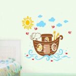 Jm8240 Wall Decal Elephant & Giraffe Wall Stickers - Image 2