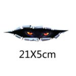 Halloween Car Sticker Scary  Horror Eyes Design Universal Computer Sticker Car Decal Laptop Sticker Fashion Punk Festival Vehicle  nc840w3  Size  21x5cm - Image 2
