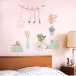 Now Cartoon Flower Balloon Car Pattern Wall Sticker Bedroom Wardrobe Art Background Decal Wall Decor Muraux size 50x70 sk7159 - Image 2