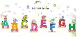 Xh0168 Paredes Removable English Letters Train Wall Stickers Alphabet Decals Diy Home Decor For Kids Rooms Decoration - Image 2
