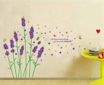 Purple Lavender Flower Wall Stickers Mj9502 - Image 10
