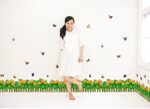 Suuncari new generation removable fencing skirting boards butterfly Buttercup baseboard bedroom wall sticker SK7033 - Image 4