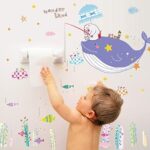 Ikan Paus Beruang SK7022 - Stiker Dinding / Wall Sticker - Image 2