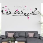 Jm8210 Decals Design 'Cute Singing Birds' Wall Sticker - Image 6
