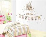 Pegatina Decorativa de Pared Vinilo Infantil con Álbumes Portafotos Decoracion Moderna Original Elegante para Habitación Bebés Niños o Niñas Adhesivo Hogar Salón ay9203 60x90 - Image 2