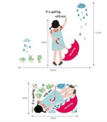 Ay881Romantic Cats Lovers In the Street Lamp DIY Removable Wall Stickers Living Room Decoration Mural Decal PVC Wall Paper - Image 4