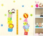 Wall Sticker Wall Tattoo Wall Picture Wall Decal Messlatte Tape Measure Growth Chart Circus 44404 for Bedroom Living Room Bathroom Nursery - Image 3