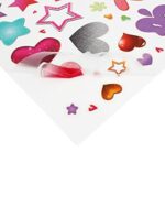 Muskan Enterprises -ME PVC Hearts Star Shape Luminous Sticker - Image 3