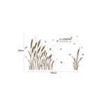 Rural Style Plant Reeds Swaying Wall Decor Home Living Room Bedroom Background Wall Stickers - Image 5