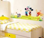 Cartoon Wall Sticker Mickey Mouse Minnie Wall Sticker Children Room Classroom Wall Sticker Bedroom Living Room WallpaperDF5086 size60x90 - Image 5