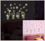 Glow Sticker Carton Dancing Monkey Glow In The Dark Stickers Cute Dancing Monke - Image 3