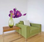 Purple Lillies Flowers Self Adhesive Wall Stickers NC021 - Image 2