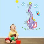 Ufingo Cartoon Elephant Height Chart Decals, Children's Room Nursery Removable Wall Stickers Murals - Image 4