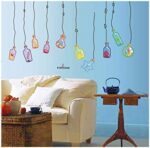 Ay919 JAAMSO ROYALS Wish Bottle Mason Jar ' Wall Sticker - Image 4