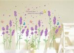 Purple Lavender Flower Wall Stickers Mj9502 - Image 12