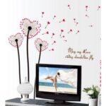 Wall sticker, heart-shaped dandelion, cotton, wall sticker Ay6026 - Image 3