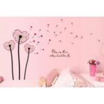 Wall sticker, heart-shaped dandelion, cotton, wall sticker Ay6026 - Image 2