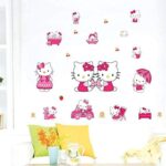 Hellokitty Children'S Room Warm Cartoon Wall Sticker DM57016 - Image 3