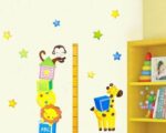 Wall Sticker Wall Tattoo Wall Picture Wall Decal Messlatte Tape Measure Growth Chart Circus 44404 for Bedroom Living Room Bathroom Nursery - Image 4