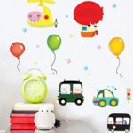 Balloon Airplane Wall Stickers  Ncs0020 - Image 4
