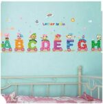 Xh0168 Paredes Removable English Letters Train Wall Stickers Alphabet Decals Diy Home Decor For Kids Rooms Decoration - Image 6