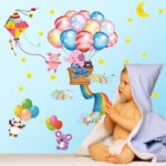 WALLSTICKER/WALL STIKER 50X70-SK7020-CUTE FLYING BALLON - Image 2