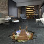 Cheap Wall Stickers 60X90 Xl8129 Wood Bridge Floor Walstiker Wallsticker Guaranteed Ori - Image 4