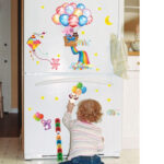 WALLSTICKER/WALL STIKER 50X70-SK7020-CUTE FLYING BALLON - Image 4