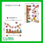 Jm5120 WALLSTICKER COLOR POT BUNGA FLOWER WALL STICKER STIKER - Image 5