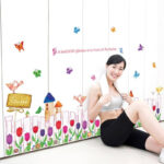 WALL STICKER TULIP GRASS FLOWER SK9079 STIKER - Image 5