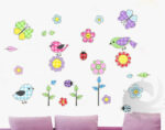 cute animal wall sticker, removable, transparent, children's room wall sticker - Image 8