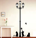 Cat Decals Removable Sticker Decoration Wall Decal Cats Kitten Generic PVC Cat Print Home Living Room Self Adhesive Wall Sticker LD833 Size: 30x60 - Image 5