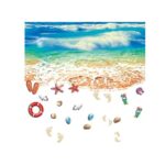The SK9174N blue beach nano waterproof and oil-proof wall is attached to the porch bedroom floor seamless patchwork sticker PVC - Image 8