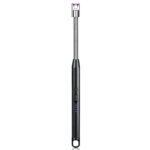 Metal Windproof USB Charging Arc Pulse Burning Torch 360 Degree Hose Candle Gas Range Igniter - Image 2