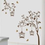 Birds Cage Wall Sticker (AY9039) - Image 5