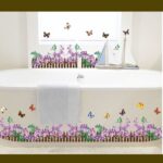Ay872 Wall Stickers Wallsticker Hedge Purple Flower - Image 2