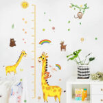 Forest Animal Trees Height Wall Sticker - Image 2