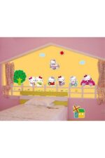 Hello Kitty Wall Sticker Kids Room Decoration Gift Self Adhesive Wall Decor - Image 5