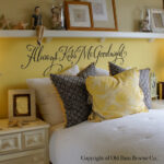 Always Kiss Me Good Night Wall Sticker, Vinyl Saying Words Quote Decals Warm Inspirational Quotes Removable Art Decor for Bedroom, Living Room, Home Decoration   Dz016  Size 42x18 - Image 4