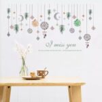 [Fundecor] Nordic Style I MISS YOU Bead Curtain Wall Stickers Home Decor Living Room Bedroom Art Wall Decals DIY Self-Adhesive - Image 3