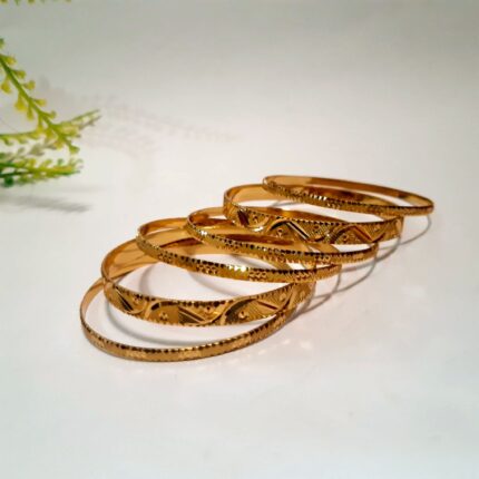 Golden Indian style bangles