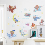 METH HM71012 CUTE BEAR SLEEP N PLANE GOODNIGHT WALLSTICKER WALL STIKER - Image 10