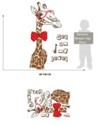 Giraffe WALL STICKER xh9275|Wall decor| - Image 6