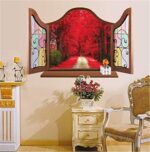 Fashion 3D wallpaper for bedroom living room bathroom decoration draw self-adhesive PVC sticker Wall paper stickr  size 60x90 mj8017a