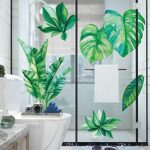 Amaonm Removable 3D Nordic Green Plants Fresh Leaves Wall Decals Nursery Decor Leaf Wall Stickers DIY Wall Art Decor Decoration Sticker for Home Living Room Girls Bedroom Offices Green SK9239 - Image 3